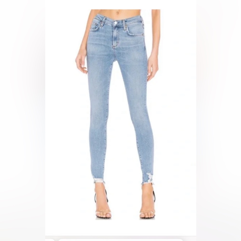 Agolde Sky Blue Women's Skinny Ankle jeans 25